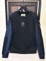 最高級*定価5万★ポルトガル製※限定品◆イタリア・ミラノ発*BOLINI*KITH designer・豪華刺繍※トレーナー/50/XLサイズ黒_画像2