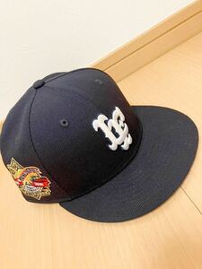 【送料無料】Lafayette ラファイエット × NEW ERA ニューエラ コラボ 7 1/8 ネイビー キャップ