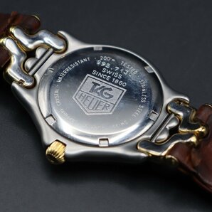 TAG HEUER タグホイヤー セルシリーズ 200M防水 S95.713C クォーツ コンビカラー 純正尾錠 スイス製 ボーイズ腕時計の画像5