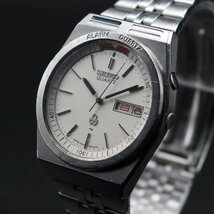 SEIKO ALARM QUARTZ セイコー アラーム クォーツ 7223-6000 不動ジャンク シングルクォーツ 亀戸 英/日デイデイト 純正ブレス メンズ腕時計_画像1