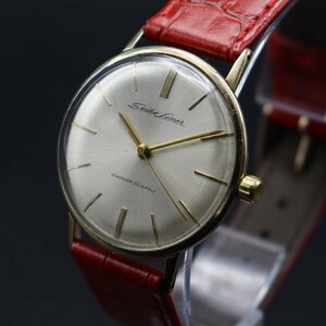 SEIKO LINER セイコー ライナー J14069 手巻き 23石 AGF 1960年代 アンティーク 新品革ベルト メンズ腕時計
