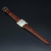 希少 OH済 SEIKO MARVEL セイコー マーベル 手巻き 17石 14KGF スクエア 1960-1970年代 新品革ベルト アンティーク メンズ腕時計_画像8