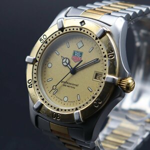 TAG HEUER TAG Heuer Professional quartz 200M waterproof 964.006R Date combination color Switzerland original breath men's wristwatch 