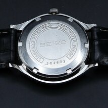 SEIKO BUSINESS-A セイコー ビジネスA 自動巻 8346-8000 27石 動作品ジャンク シルバー文字盤 英デイデイト 1967年製 アンティーク メンズ_画像7