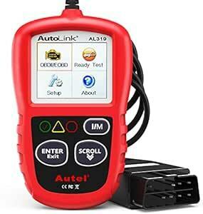 Autel Autolink AL319 OBD2スキャナー 診断機 コードの読み取りと消去 OBD2スマートでパワフルなスキャン