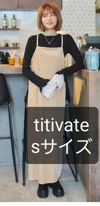 【新品】 titivate ティティベイト キャミソール ワンピース レディース