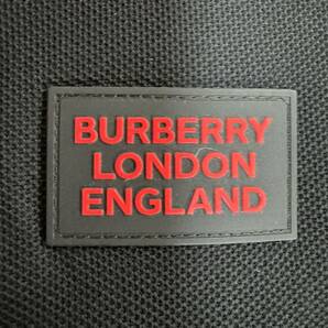 【美品 現行タグ】 BURBERRY LONDON ENGLAND 半袖ポロシャツ バーバリーロンドンイングランド ブラック muサイズの画像5