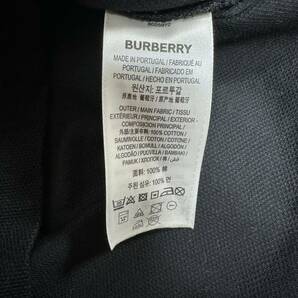【美品 現行タグ】 BURBERRY LONDON ENGLAND 半袖ポロシャツ バーバリーロンドンイングランド ブラック muサイズの画像8