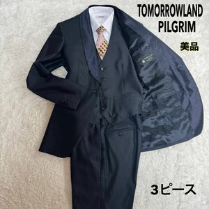  превосходный товар TOMORROWLAND PILGRIM Tomorrowland костюм-тройка темно-синий темно синий выставить смокинг party шерсть шелк M соответствует 44