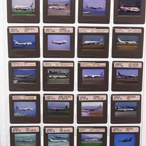 ■2000年前後 AIRLINE スライド 日系 ③ 20枚 35mm リバーサルフィルム HCLマウント ボジ 飛行機 民間機 Velvia/Provia/Kodachromeの画像1