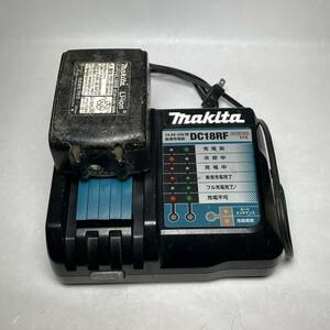【KKB3108AT】 makita マキタ 純正 急速充電器 DC18RF バッテリー BL1860B 6.0Ah 14.4V-18V用 USB端子付 ※通電確認済み