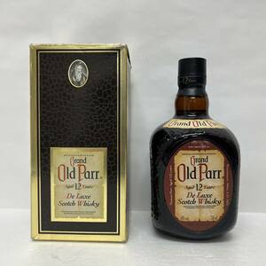 【ST19179MG】未開栓 Grand Old Parr 12年 De Luxe Scotch Whisky/グランド オールドパー デラックス スコッチウイスキー 750ml/43% 箱有