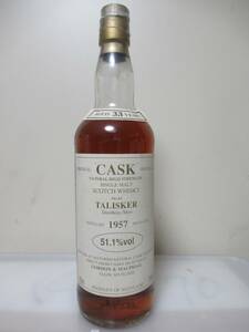 ◆◆タリスカー33年1957-1990 カスクストレングス　51.1% 750ml　超稀少オールド　CASK/GM◆◆