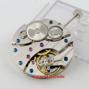 パーニス時計のムーブメント 17 宝石機械式アジア 6497 手巻きムーブメントフィットメンズ腕時計腕時計男性 m12