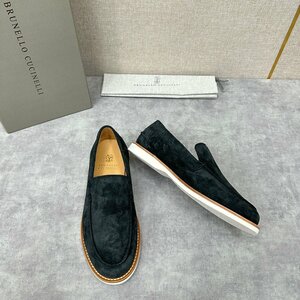 ブルネロクチネリ　BRUNELLO CUCINELLI メンズ　ローファー　スエード　レザー　スリッポン　靴　シューズ　39-44　サイズ選択可能