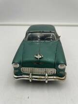 【レトロ品】シボレーベルエアクーペ 1955 グリーンツートン Chevy Bel Air _画像3