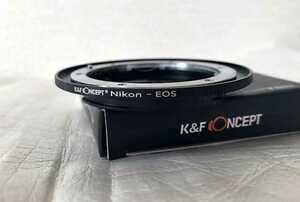 K&F Concept lens mount adapter ( Nikon F mount lens - Canon EF mount conversion )