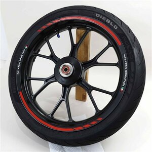 ! Aprilia /RS4-125 original front wheel (A0509A14)17×2.75