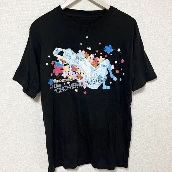 あの日見た花の名前を僕達はまだ知らない。 ★メンズ半袖Tシャツ ブラック 黒★本間芽衣子 超平和バスターズ ☆アニメ 漫画 キャラクター