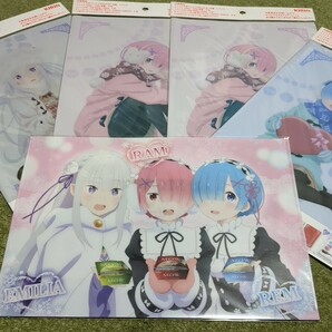 リゼロ　Re:ZERO　クリアファイル　Ａ４　５枚セット　未開封品