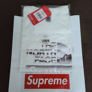 正規品 新品 未開封 SS18 Supreme The North Face Metallic Logo T-Shirt シュプリーム ザ ノースフェイス メタリック ロゴ ティー シャツの画像2