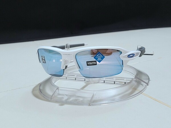 正規品 新品 偏光 OAKLEY FLAK XS オークリー フラック PRIZM Deep Water Polarized プリズム ディープウォーター ポラライズド サングラス