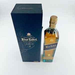 K5【未開栓】Johnnie Walker Blue Label ジョニーウォーカー ブルーラベル 青ラベル ウイスキー 750ml 40% 古酒 箱付 