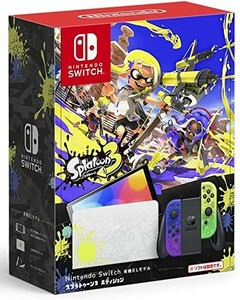 【新品】Nintendo Switch(有機ELモデル)特別デザイン『スプラトゥーン3エディション』☆★スーパーセール1円スタート！