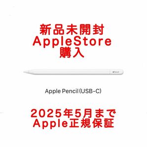 ★新品未開封★AppleStore購入★純正 アップルペンシル Apple Pencil（USB-C）第二世代 MUWA3ZA/A