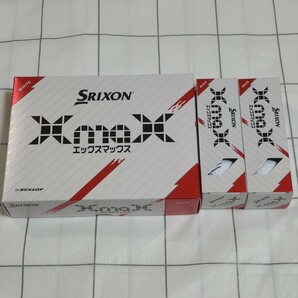 ダンロップ スリクソン SRIXON XmaX スリクソンエックスマックス ゴルフボール ホワイト 2024年モデル 1ダース+2スリーブ (18個) 