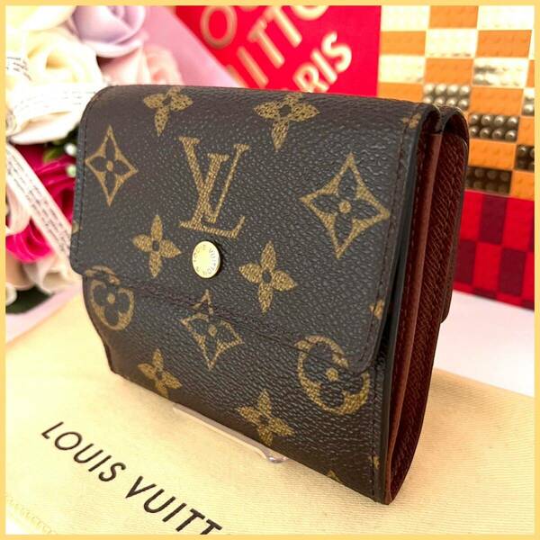 ルイヴィトン LOUIS VUITTON モノグラム ポルトモネ　ビエ　カルトクレディWホック財布 三つ折り財布 コンパクト財布 SP1909