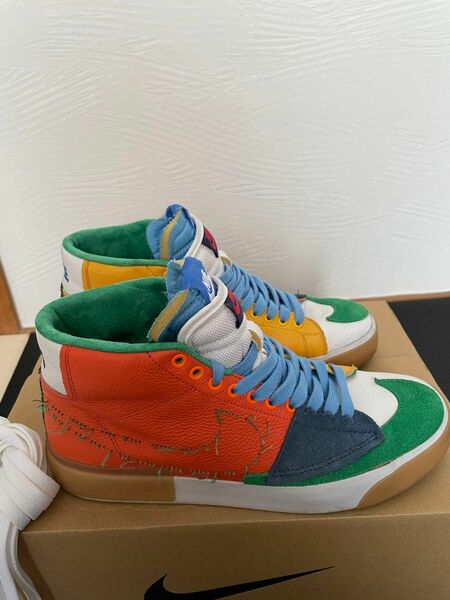 Nike SB Blazer Mid Edge "Orange/Yellow/Green/Blue" ナイキ　ＳＢ