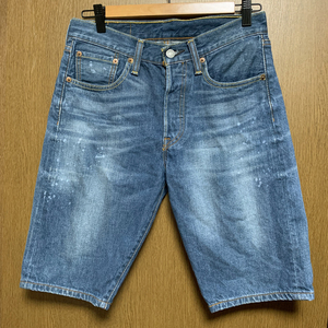 W28 Levi's 501｜リーバイス ハーフパンツ ペンキ ショートパンツ 加工ジーンズ