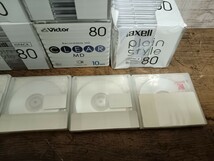 必見!!　未開封　MDディスク　MD ミニディスク まとめ　77点　maxell マクセル　plain style 80 Victor SONY Neige 記録媒体_画像5