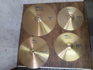 必見!!　希少　PAiSTE FORMULA 602 シンバル　20 16 14 まとめ　パイステ　青ロゴ　ブルーロゴ　MEDIUM RIDE 激レア　ジャンク