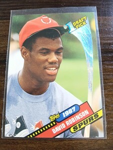 DAVID ROBINSON デイビッド・ロビンソン Topps 1987 #1 DRAFT PICK