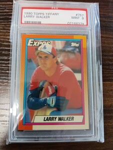 【グレーディング PSA９MINT】1990 TOPPS TIFFANY ラリー・ウォーカー LARRY WALKER【ティファニー】RC ROOKIE ルーキー レア