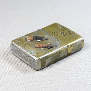 【1円〜／希少モデル】ベトナムジッポー VIETNAM ZIPPO オイルライター 1966年製 ミッキーマウス・ミニーマウス パテント2517191／（509L）の画像4