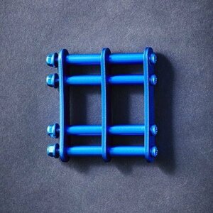 新品 ニックス アルミ製金具一式(ロングタイプ・アルマイト加工) ブルー ALU-LBL KNICKS ALU-L-BL