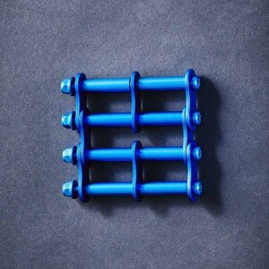 新品 ニックス アルミ製金具一式(アルマイト加工) ブルー ALU-3-BL KNICKS