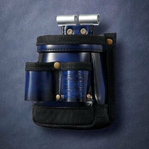 新品 ニックス ADV-201TG-BL アドバンガラス革VA小物腰袋 ブルー KNICKS