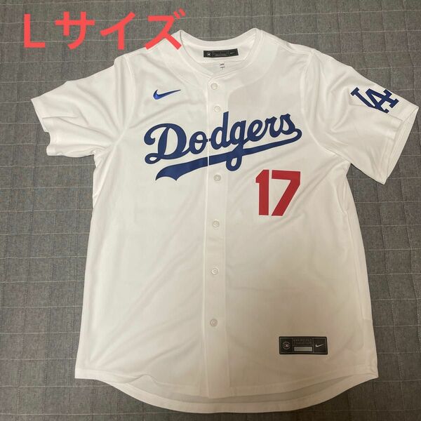 【MLB公式】大谷翔平 NIKE ユニフォーム ドジャース Lサイズ