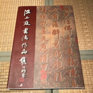 中国書道　温玉庭書法作品集　サイン入り　中国美術