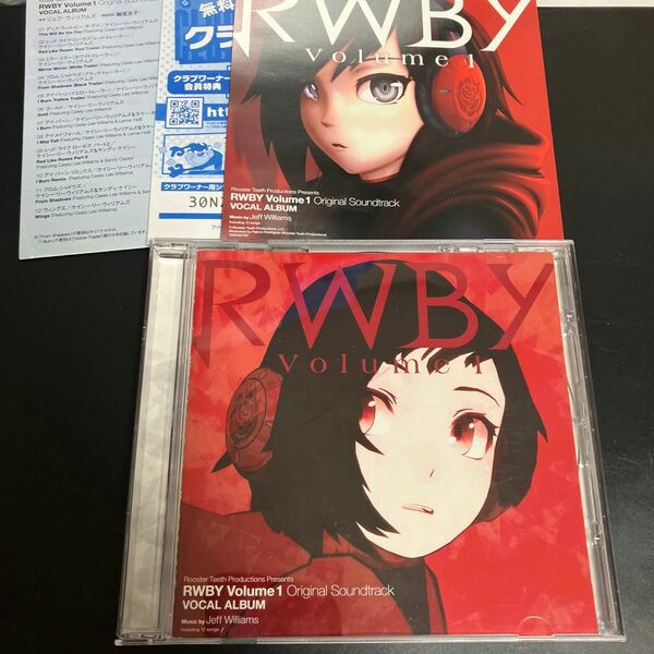 「「RWBY Volume3」Original Soundtrack Vocal Album」　CD ディスク綺麗