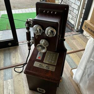  Showa Retro NTT Classic pink TEL P88-0181-1 antique telephone machine special simple public telephone 