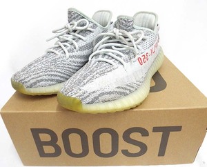 良品 Adidas アディダス Yeezy Boost 350 V2 Blue Tint B37571 26.5cm イージーブースト スニーカー