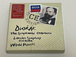 6CD◇ドヴォルザーク: 交響曲全集 ヴィトルト・ロヴィツキ指揮 ロンドン交響楽団