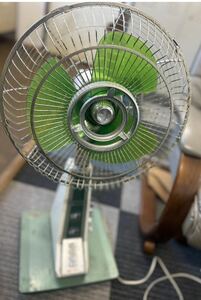 HITACHI Hitachi desk fan electric fan H-625 feather diameter /30. Showa Retro retro electric fan retro consumer electronics antique 