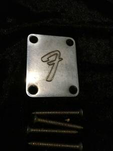 Fender　フェンダー純正 4-BOLT '70S VINTAGE-STYLE F LOGO NECK PLATE Relic　0991448100