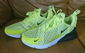 NIKE AIR MAX 270 ナイキ エアマックス 26cm ボルトグリーン 蛍光イエロー